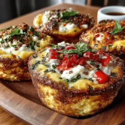 In the world of quick and nutritious meals, mini roasted red pepper egg bites stand out as a delightful option for breakfast, snacks, or even light lunches. These little treasures combine the rich flavors of roasted red peppers with the wholesome goodness of eggs, making them an ideal choice for anyone looking to incorporate more vegetables and protein into their diet. The beauty of these egg bites lies not only in their delicious taste but also in their remarkable versatility; they can be enjoyed warm or cold, making them perfect for meal prep or an on-the-go snack throughout the week.