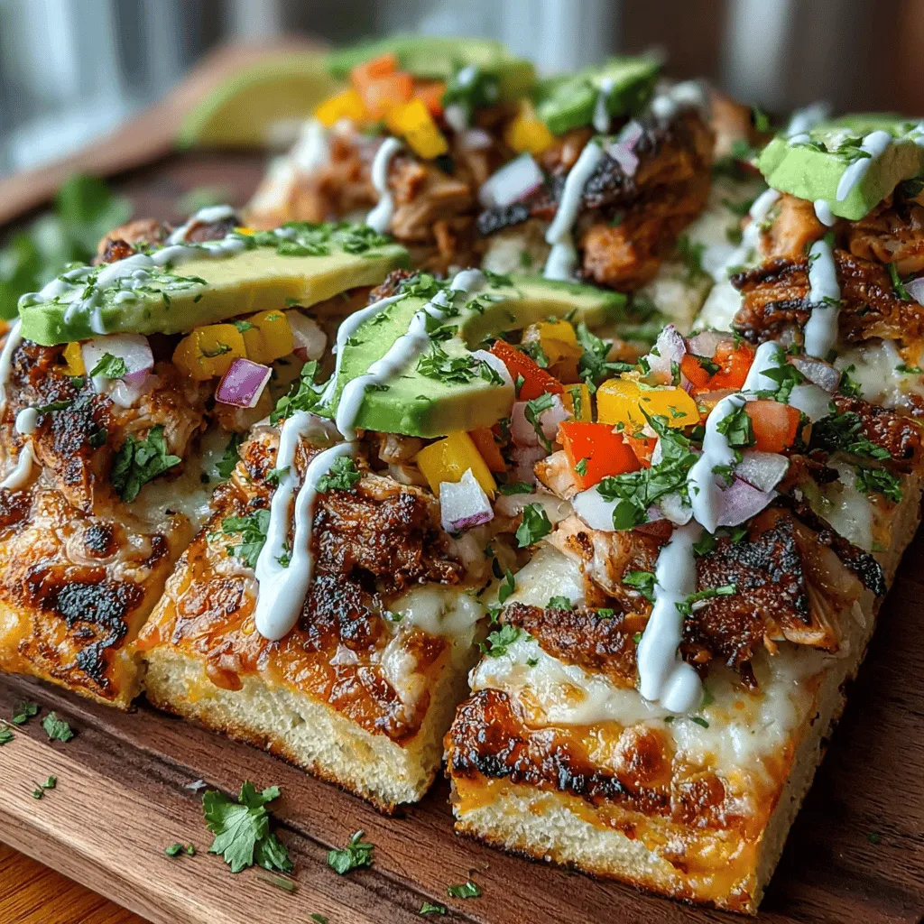 If you're in search of a dish that effortlessly combines bold flavors and satisfying textures, look no further than the Spicy Grilled Chicken Flatbread. This recipe features succulent grilled chicken marinated in a medley of spices, paired with crisp vegetables and a creamy ranch drizzle, all encased in warm, soft flatbread. The beauty of this dish lies not only in its taste but also in its versatility; it can serve as a quick weeknight dinner or an impressive centerpiece for gatherings with family and friends.
