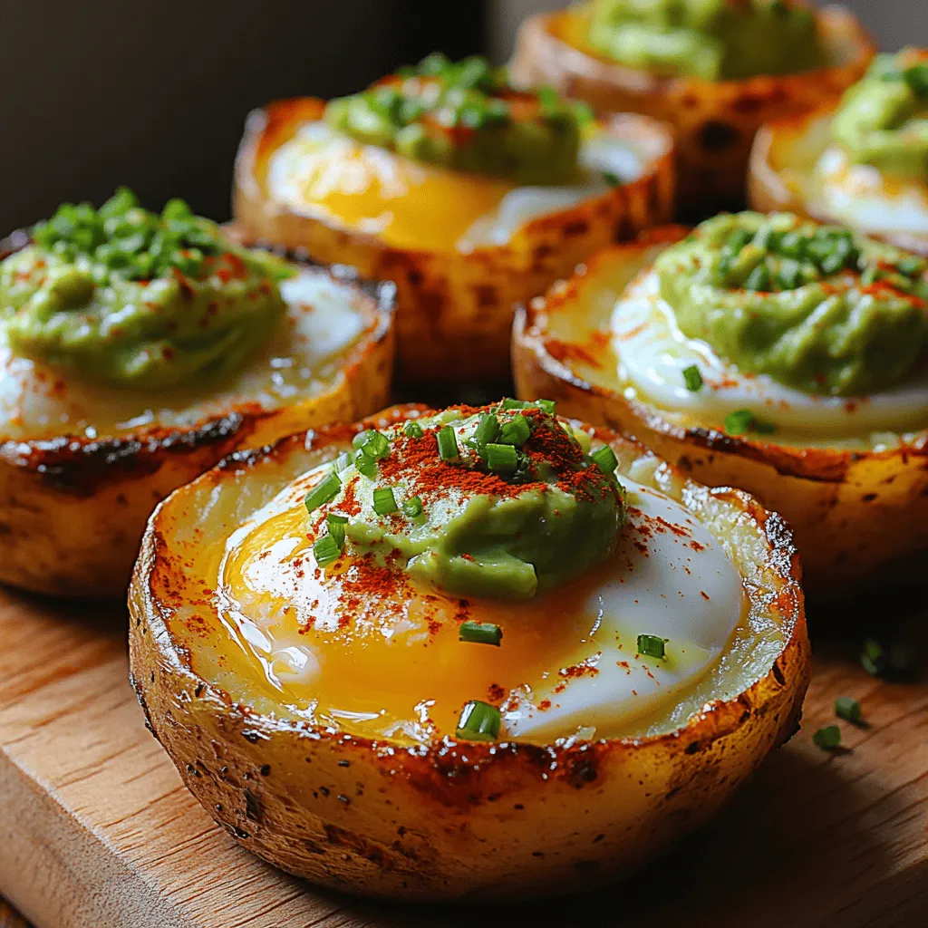 Discover the delightful combination of flavors and textures in Mini Egg & Avocado Tater Cups. This innovative dish offers a perfect balance of creamy avocado, savory eggs, and crispy potato, making it an excellent choice for brunch or a satisfying snack. With simple ingredients and straightforward steps, this recipe is not only easy to prepare but also packed with nutrients, appealing to both health-conscious individuals and food enthusiasts alike. These mini tater cups are the perfect way to enjoy a medley of wholesome ingredients in a fun and bite-sized format.