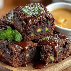 Baking fudgy healthy zucchini brownies may seem simple, but paying attention to key indicators can elevate your baking game and ensure perfect results every time. Here are a few techniques to check for doneness: