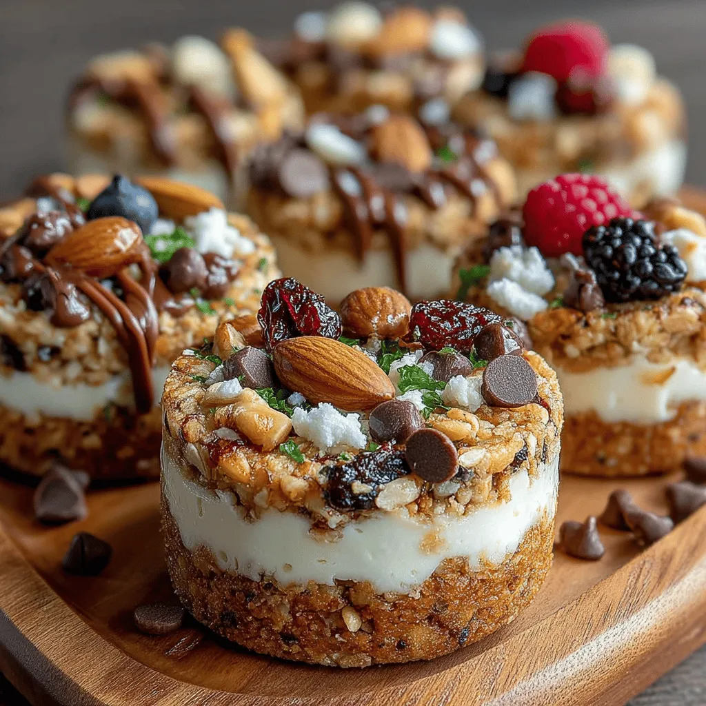 In the realm of nutritious snacks, Frozen Yogurt Cereal Trail Mix Coins stand out as a delightful fusion of flavor, texture, and health benefits. These bite-sized treats are not only visually appealing but also provide a refreshing and satisfying way to indulge your sweet tooth without the guilt associated with traditional desserts. With the creamy richness of Greek yogurt, the delightful crunch of granola, and the added textures from nuts and chocolate, this recipe caters to both kids and adults alike. Whether you need a cooling summer dessert or an energizing pre-workout snack, these frozen coins are versatile and incredibly easy to make.