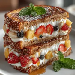 When it comes to crafting the perfect Grilled Fruit Pizza Sandwich Melt, the arrangement of fruits plays a pivotal role in both flavor and presentation. Start by choosing a vibrant mix of fruits such as strawberries, blueberries, bananas, and pineapple, ensuring a colorful and appetizing appearance.