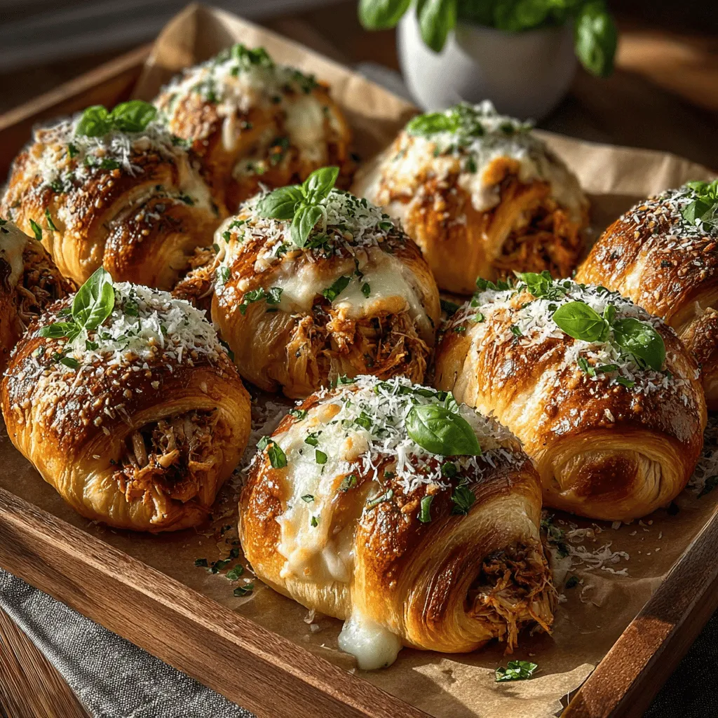 Mini Chicken Parm Crescent Bites are a delightful twist on the beloved classic Italian dish, chicken parmesan. These bite-sized morsels encapsulate the rich flavors of tender chicken, savory marinara sauce, and gooey cheese, all enveloped in a flaky crescent roll crust. Whether you're hosting a lively get-together, preparing a family meal, or simply enjoying a cozy night in, these savory treats are sure to impress your guests and satisfy your cravings. Their irresistible combination of textures and flavors makes them a crowd-pleaser, appealing to both adults and children alike.