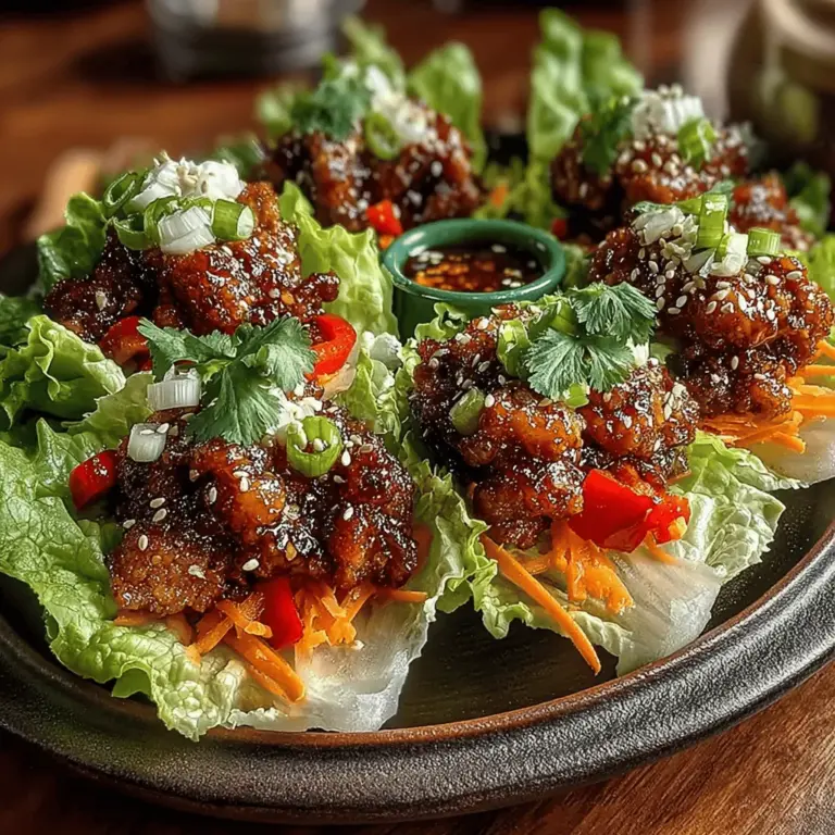 Creating a memorable dish goes beyond just flavor; texture plays a vital role in enhancing the overall dining experience. When it comes to Sweet & Savory Sticky Honey Soy Chicken Lettuce Cups, achieving the perfect balance of crunchy and tender textures can elevate your meal. The crispness of fresh lettuce provides a delightful contrast to the tender, juicy chicken filling. This combination not only makes each bite exciting but also keeps the dish light and refreshing.