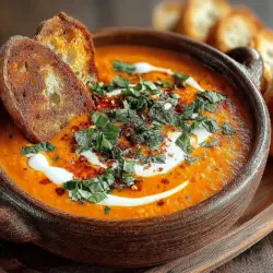 In the world of culinary delights, few dishes evoke the same sense of warmth and comfort as a hearty soup. These brothy creations have woven their way through culinary traditions across cultures, serving as both sustenance and solace in times of need. Among the myriad of soup recipes, the Velvety Pumpkin Tomato Bliss Soup stands out as a harmonious blend of flavors that captivates the palate and nourishes the soul.