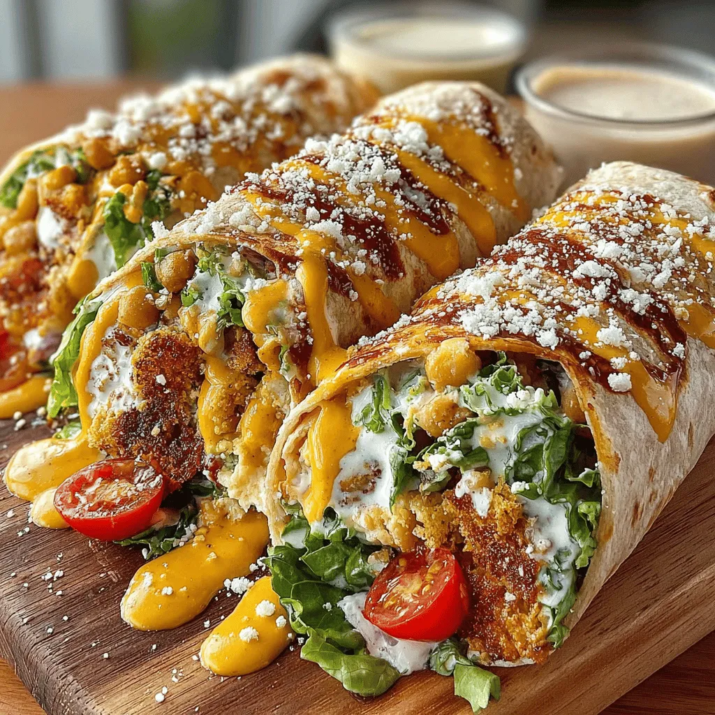 The Creamy Chickpea Caesar Wraps are a delightful fusion of flavors and textures that cater to both the health-conscious and the flavor-seeking palate. As the popularity of plant-based diets has surged in recent years, more people are looking for nutritious and satisfying meal options that don’t compromise on taste. These wraps stand out as a perfect solution, offering a wholesome blend of chickpeas, fresh vegetables, and a creamy dressing that captures the essence of a classic Caesar salad—all while being completely vegan.
