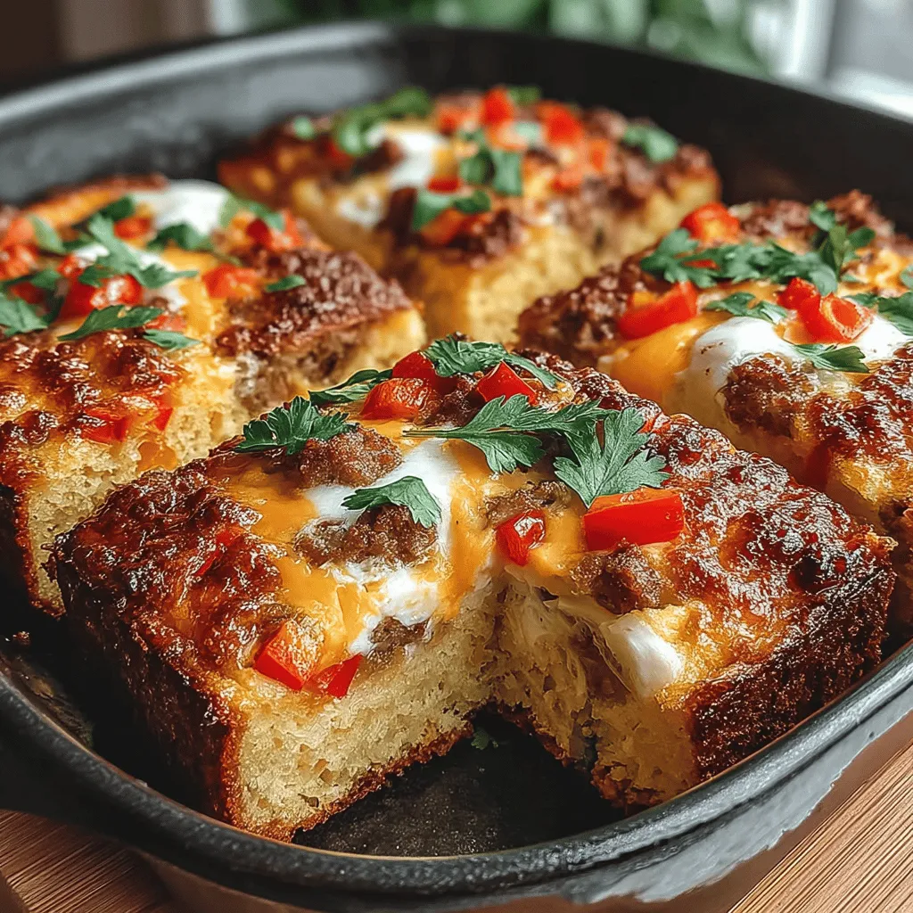 Before you dive into the cooking process, it’s crucial to preheat your oven to 375°F (190°C). Preheating ensures that the breakfast bake cooks evenly right from the start, leading to a perfectly baked dish. Equally important is preparing your baking dish. Use a 9x13-inch casserole or baking dish and grease it generously with cooking spray or butter. This step is essential to prevent the breakfast bake from sticking, allowing for easy serving and cleanup later.