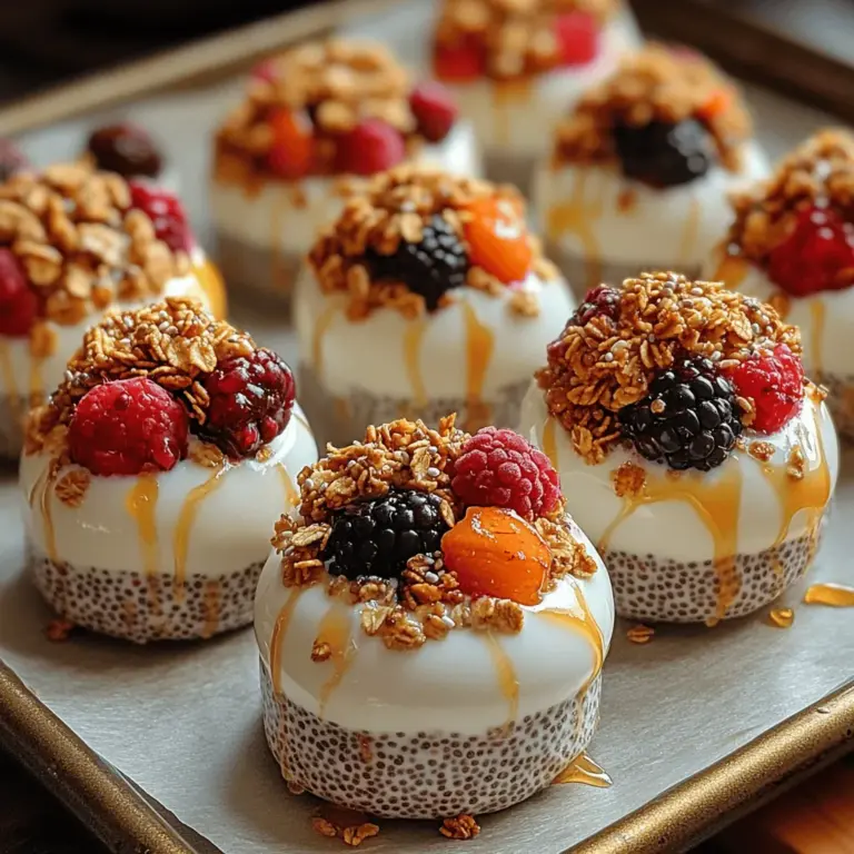 In a world where healthy snacking meets indulgence, "Honey Chia Dreams" emerge as an irresistible treat. This delightful recipe perfectly balances creamy yogurt, sweet honey, and nutrient-rich chia seeds to create a satisfying snack that caters to both health-conscious individuals and those with a sweet tooth. The beauty of Honey Chia Dreams lies in their versatility; whether you're in need of a quick breakfast option or a delectable dessert, these frozen yogurt clusters are designed to please a variety of palates. With the ability to customize ingredients according to dietary needs, they are not only delicious but also accessible for everyone.