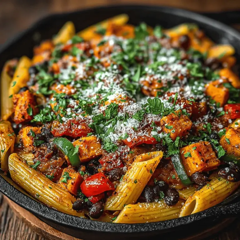 When it comes to comfort food, few dishes can compete with a hearty skillet meal. The Sweet Potato Chili Pasta Skillet is a vibrant and wholesome dish that marries the natural sweetness of sweet potatoes with the spicy kick of chili flavors, all enveloped in tender pasta. This one-pan wonder not only satisfies the taste buds but also nourishes the body, making it a perfect choice for weeknight dinners or meal prep sessions.
