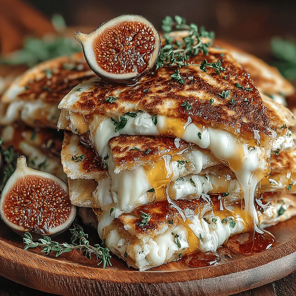 Quesadillas are a beloved staple in many households, celebrated for their versatility and ease of preparation. This classic dish, consisting primarily of tortillas filled with cheese, can easily adapt to a wide range of flavors and ingredients, making it a canvas for culinary creativity. The Fig-tastic Delight Quesadillas take this traditional fare to new heights by introducing a delightful blend of sweet and savory flavors that will tantalize your taste buds.