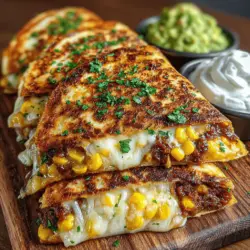 Quesadillas are a beloved staple of Mexican cuisine, cherished for their simplicity and versatility. These delicious pockets of goodness can be filled with a variety of ingredients, making them a popular choice for quick meals, snacks, or even gourmet dining experiences. Their crispy exterior and warm, melty interior make them a comfort food favorite, appealing to all ages and palates.
