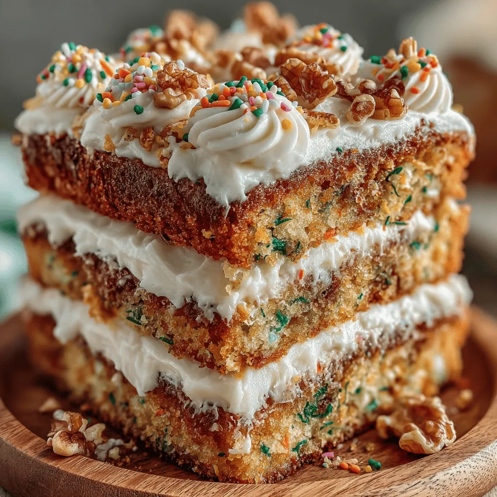 Zucchini Confetti Cake is more than just a dessert; it’s a delightful fusion of wholesome ingredients and playful aesthetics that makes it a standout choice for any gathering. Imagine a moist, tender cake bursting with the subtle flavors of zucchini, complemented by vibrant sprinkles that bring a sense of joy to every slice. This cake is not only visually appealing but also offers a unique flavor profile that balances sweetness with a hint of earthiness, making it an ideal treat for family birthdays, casual get-togethers, or even as a cheerful addition to a potluck.