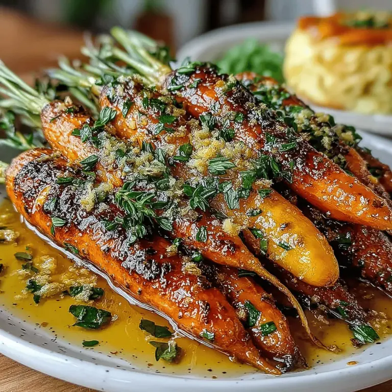 Carrots are often considered a fundamental vegetable in many kitchens around the world. Their vibrant color, delightful crunch, and natural sweetness make them a favorite among both adults and children. One of the most enchanting ways to prepare carrots is through roasting, and a standout dish that exemplifies this method is Sweet & Savory Honey Roasted Carrots with Thyme. This recipe transforms simple carrots into a gourmet side dish that is both visually appealing and full of flavor, making it a perfect addition to any meal.