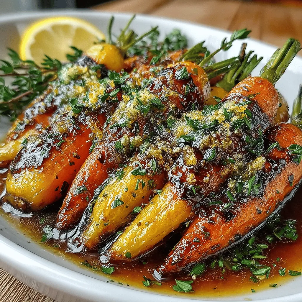 Carrots are often considered a fundamental vegetable in many kitchens around the world. Their vibrant color, delightful crunch, and natural sweetness make them a favorite among both adults and children. One of the most enchanting ways to prepare carrots is through roasting, and a standout dish that exemplifies this method is Sweet & Savory Honey Roasted Carrots with Thyme. This recipe transforms simple carrots into a gourmet side dish that is both visually appealing and full of flavor, making it a perfect addition to any meal.
