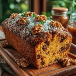 As the crisp air of autumn settles in and the leaves transform into vibrant hues of orange and gold, there's nothing quite like the warm, inviting aroma of freshly baked goods filling your home. Among the seasonal favorites, the Pumpkin Chocolate Chip Bliss Loaf stands out as a beloved treat that masterfully combines the rich, earthy flavor of pumpkin with the sweet indulgence of chocolate. This loaf cake is not only a feast for the taste buds but also an embodiment of comfort, making it an ideal choice for fall gatherings, cozy evenings in, or simply a delightful slice with your afternoon coffee.