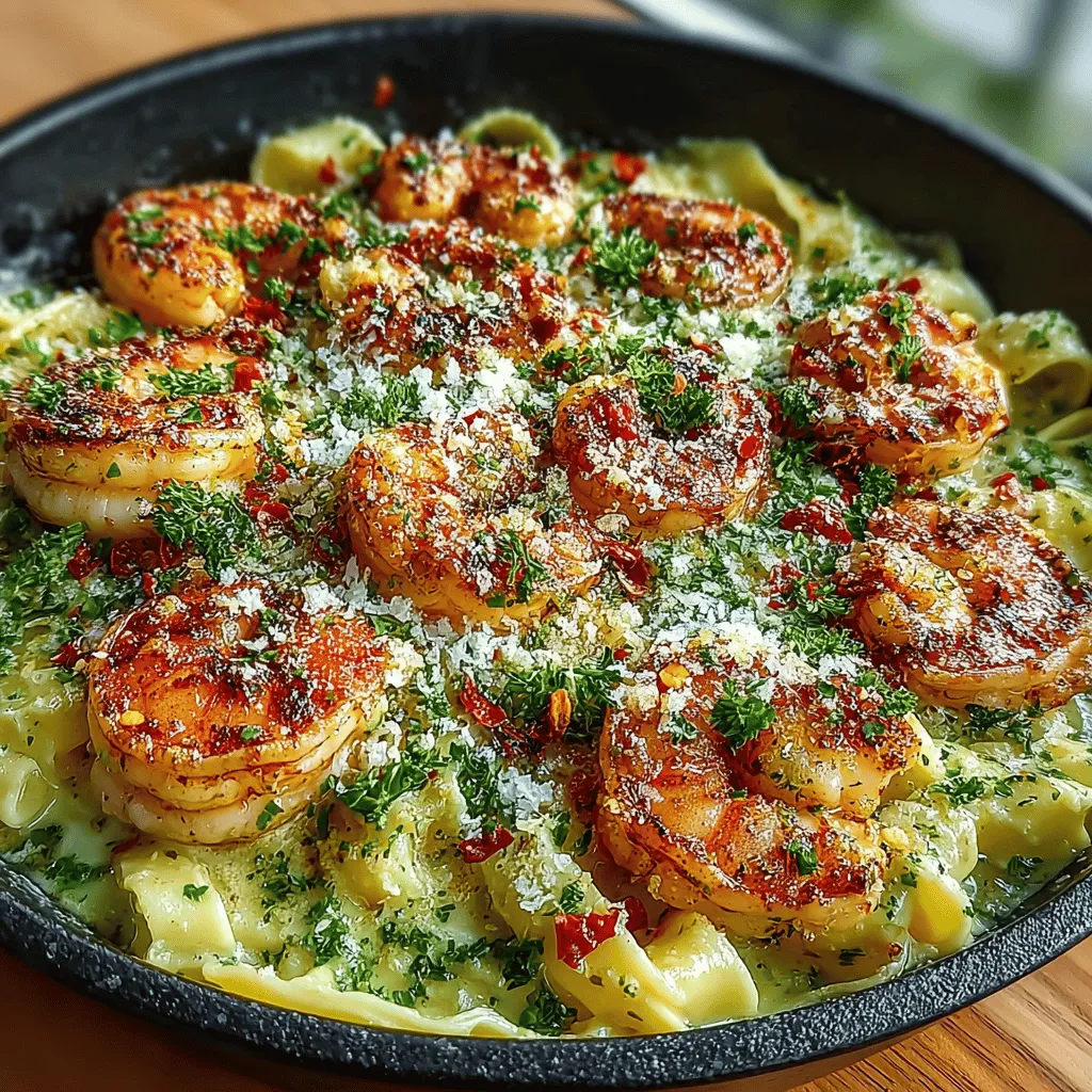 Garlic Butter Shrimp with Creamy Pasta is a dish that embodies comfort and indulgence, effortlessly combining succulent shrimp with a rich, velvety sauce. This recipe is a favorite for both weeknight dinners and special occasions, catering to those who appreciate a flavorful meal without a complicated cooking process. The marriage of garlic butter and creamy pasta creates a delightful harmony that tantalizes the taste buds, making it a go-to choice for seafood lovers and pasta enthusiasts alike.