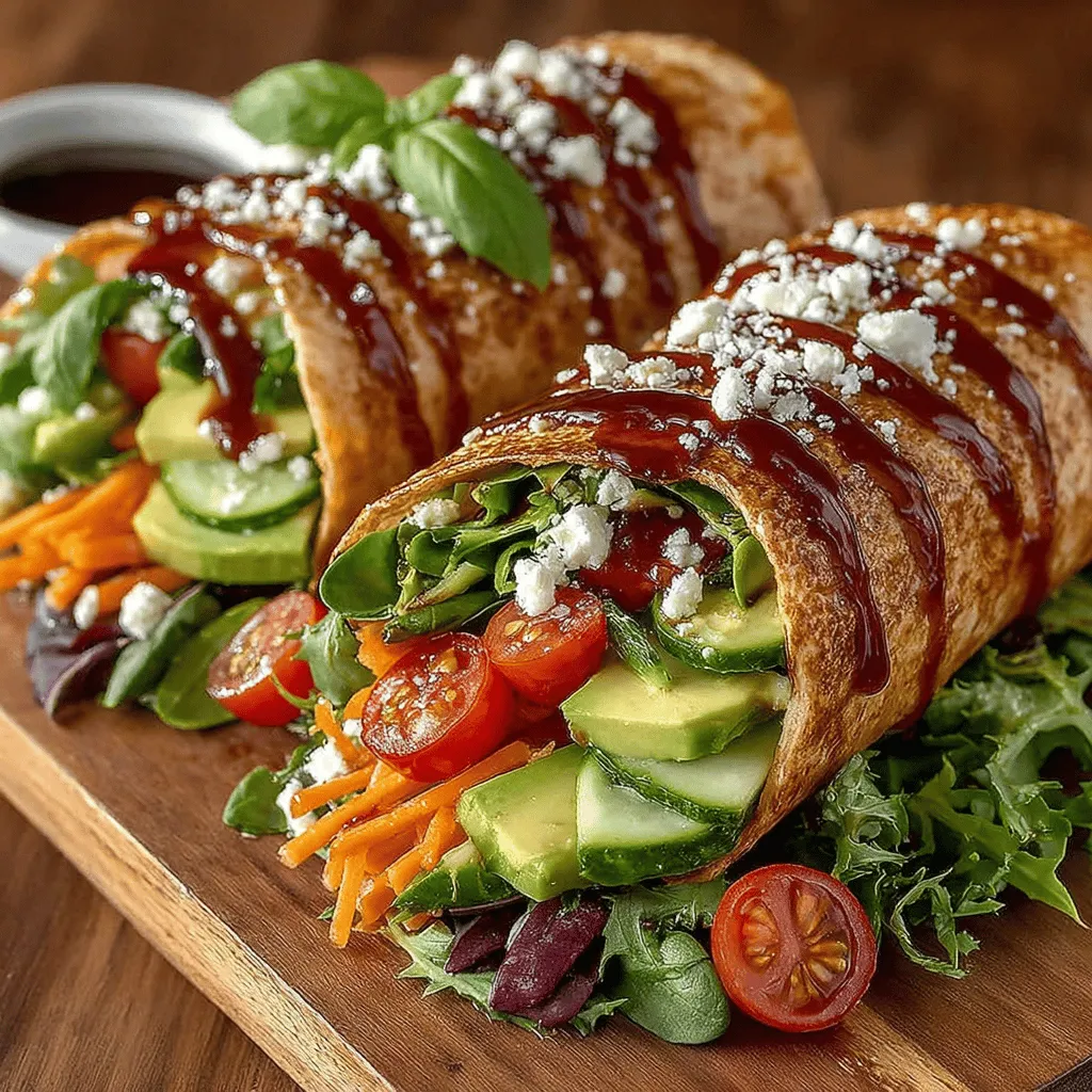 In today's fast-paced world, finding a quick yet nutritious meal option can often feel like a challenge. Many people seek meals that are not only easy to prepare but also satisfy their dietary needs without compromising on taste. Enter the Zesty Balsamic Vinaigrette Wraps, a delightful and vibrant recipe that showcases fresh vegetables and wholesome ingredients, perfect for lunch, dinner, or even as a snack. This wrap not only tantalizes your taste buds but also provides a healthy dose of vitamins and minerals, making it an ideal choice for anyone looking to maintain a balanced diet.