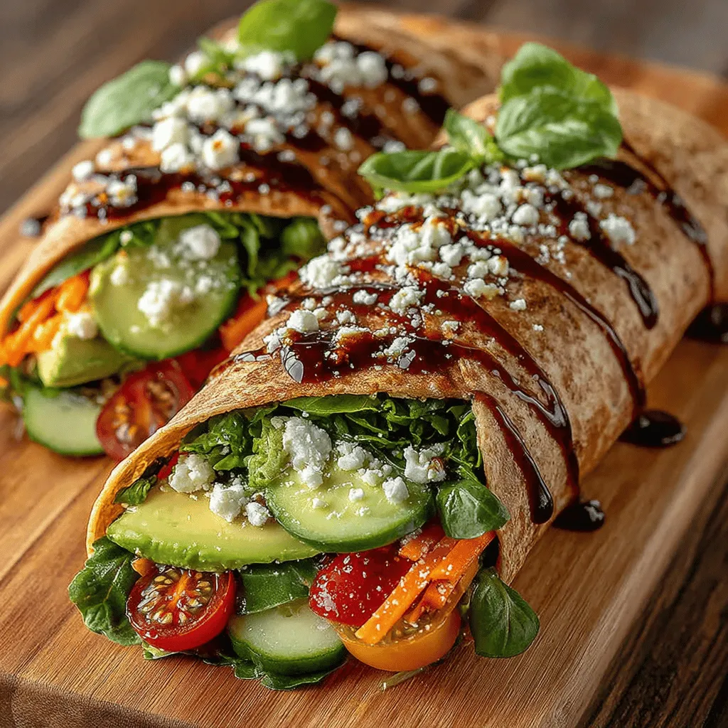 In today's fast-paced world, finding a quick yet nutritious meal option can often feel like a challenge. Many people seek meals that are not only easy to prepare but also satisfy their dietary needs without compromising on taste. Enter the Zesty Balsamic Vinaigrette Wraps, a delightful and vibrant recipe that showcases fresh vegetables and wholesome ingredients, perfect for lunch, dinner, or even as a snack. This wrap not only tantalizes your taste buds but also provides a healthy dose of vitamins and minerals, making it an ideal choice for anyone looking to maintain a balanced diet.