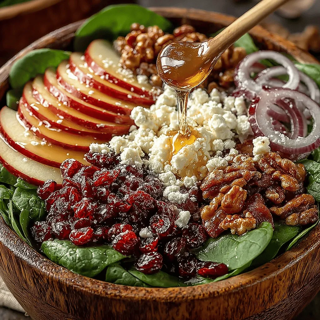 As the holiday season approaches, many of us start planning festive feasts that showcase vibrant flavors and seasonal ingredients. The Festive Apple Cranberry Spinach Salad is an ideal addition to your holiday table, offering a delicious blend of textures and tastes that can complement any meal. Whether you're hosting a family gathering or attending a potluck, this salad is sure to impress your guests while providing a refreshing contrast to heavier dishes.