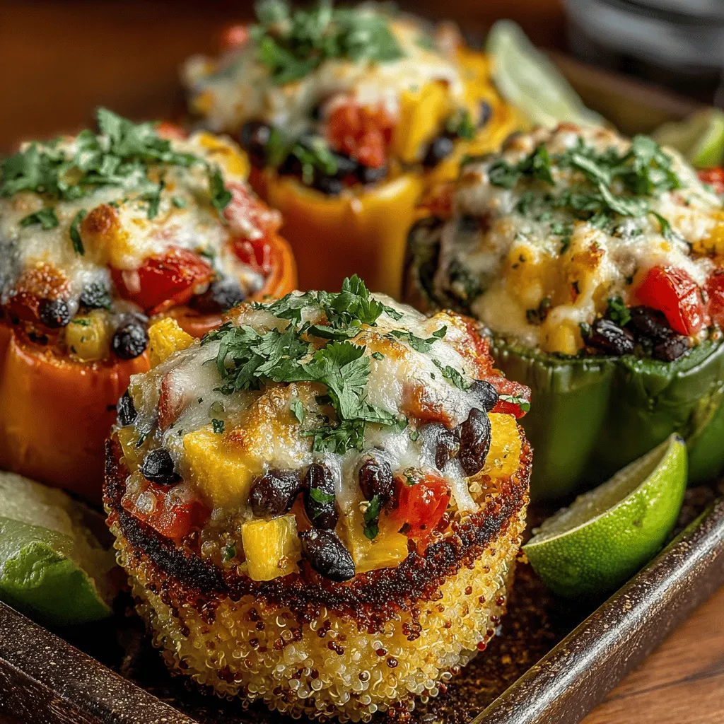 In the quest for healthy yet delicious meals, Fruity Fusion Stuffed Bell Peppers stand out as a vibrant and nutritious option. These stuffed peppers are not just a feast for the eyes; they are a delightful blend of flavors and textures that cater to both the health-conscious and the flavor-loving. Combining the freshness of mixed fruits with the hearty texture of quinoa and black beans, this recipe offers a refreshing twist on traditional stuffed peppers that is sure to impress.