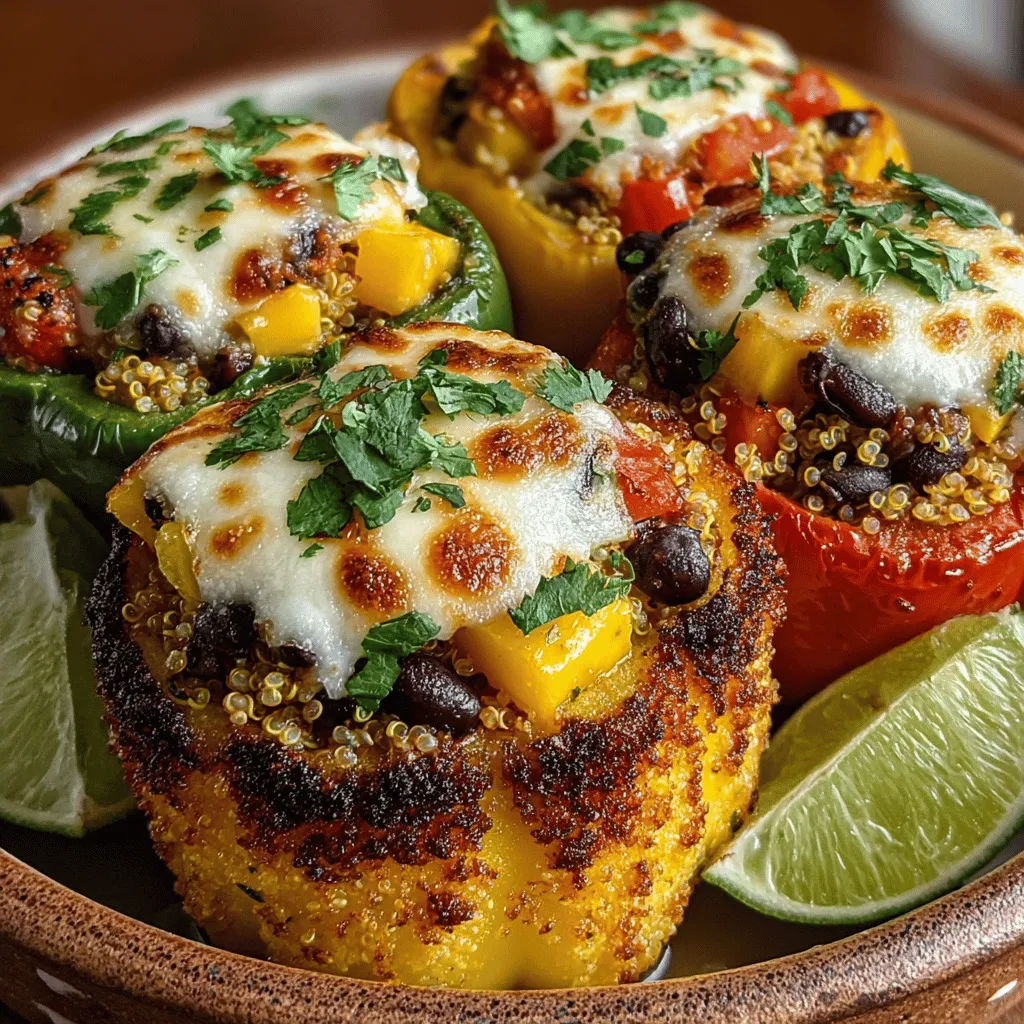In the quest for healthy yet delicious meals, Fruity Fusion Stuffed Bell Peppers stand out as a vibrant and nutritious option. These stuffed peppers are not just a feast for the eyes; they are a delightful blend of flavors and textures that cater to both the health-conscious and the flavor-loving. Combining the freshness of mixed fruits with the hearty texture of quinoa and black beans, this recipe offers a refreshing twist on traditional stuffed peppers that is sure to impress.