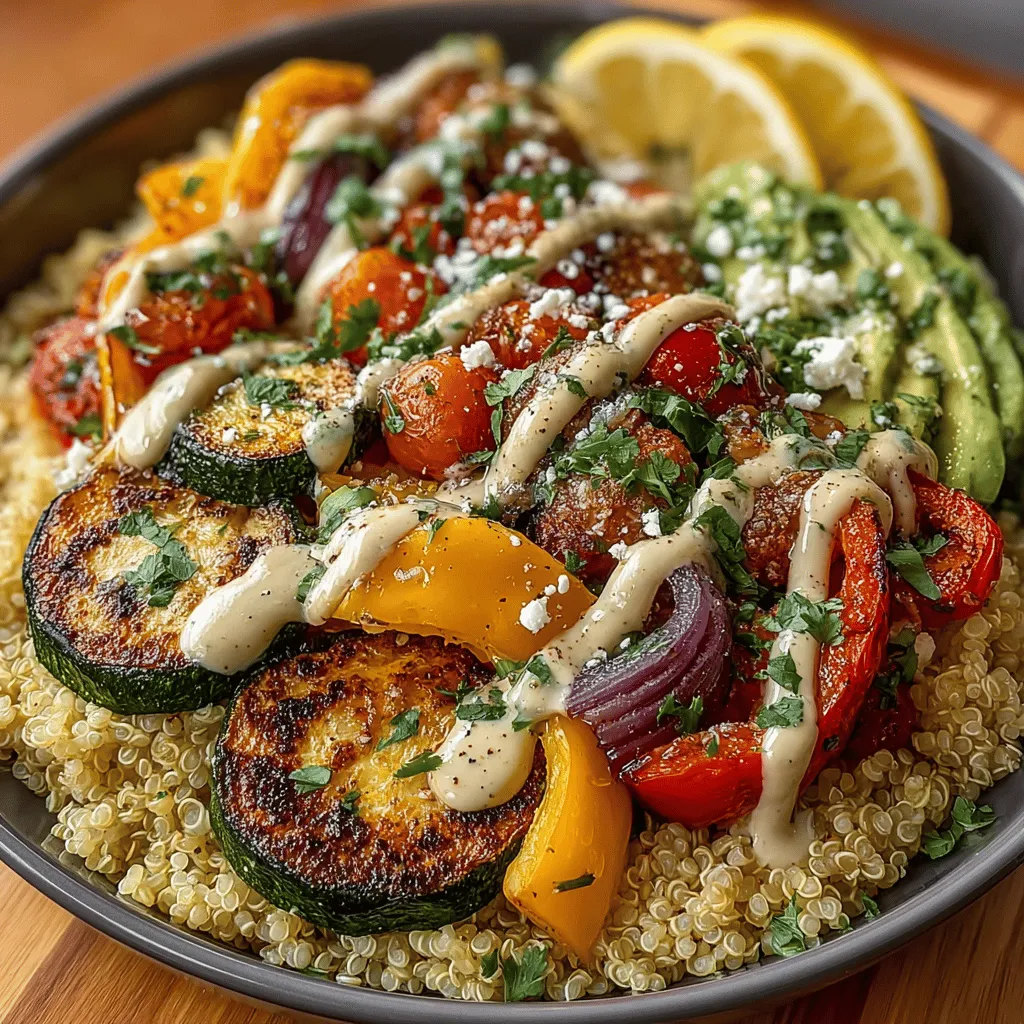In recent years, power bowls have surged in popularity as a go-to meal option for health-conscious individuals seeking a balanced, nutritious diet. These bowls are a symphony of flavors and nutrients, combining whole grains, proteins, and a rainbow of colorful vegetables. They offer a convenient way to incorporate a variety of food groups into a single dish, making them perfect for busy lifestyles. Today, we are excited to share a recipe that embodies the essence of power bowls: Vibrant Quinoa & Roasted Veggie Power Bowls. This dish not only tantalizes the taste buds but also delivers an array of health benefits, ensuring that every bite contributes to your well-being.