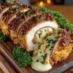 Classic Baked Chicken Cordon Bleu is a dish that has earned its place in the hearts and kitchens of many food lovers around the world. This delightful recipe pairs tender, juicy chicken with savory ham and creamy Swiss cheese, all enveloped in a crispy breadcrumb coating. Not only does it deliver on flavor, but it also presents beautifully, making it an ideal choice for family dinners or special occasions. In this comprehensive guide, we will delve into the origins of Chicken Cordon Bleu, provide a detailed breakdown of its essential ingredients, and walk you through the initial preparation steps to ensure a successful cooking experience.