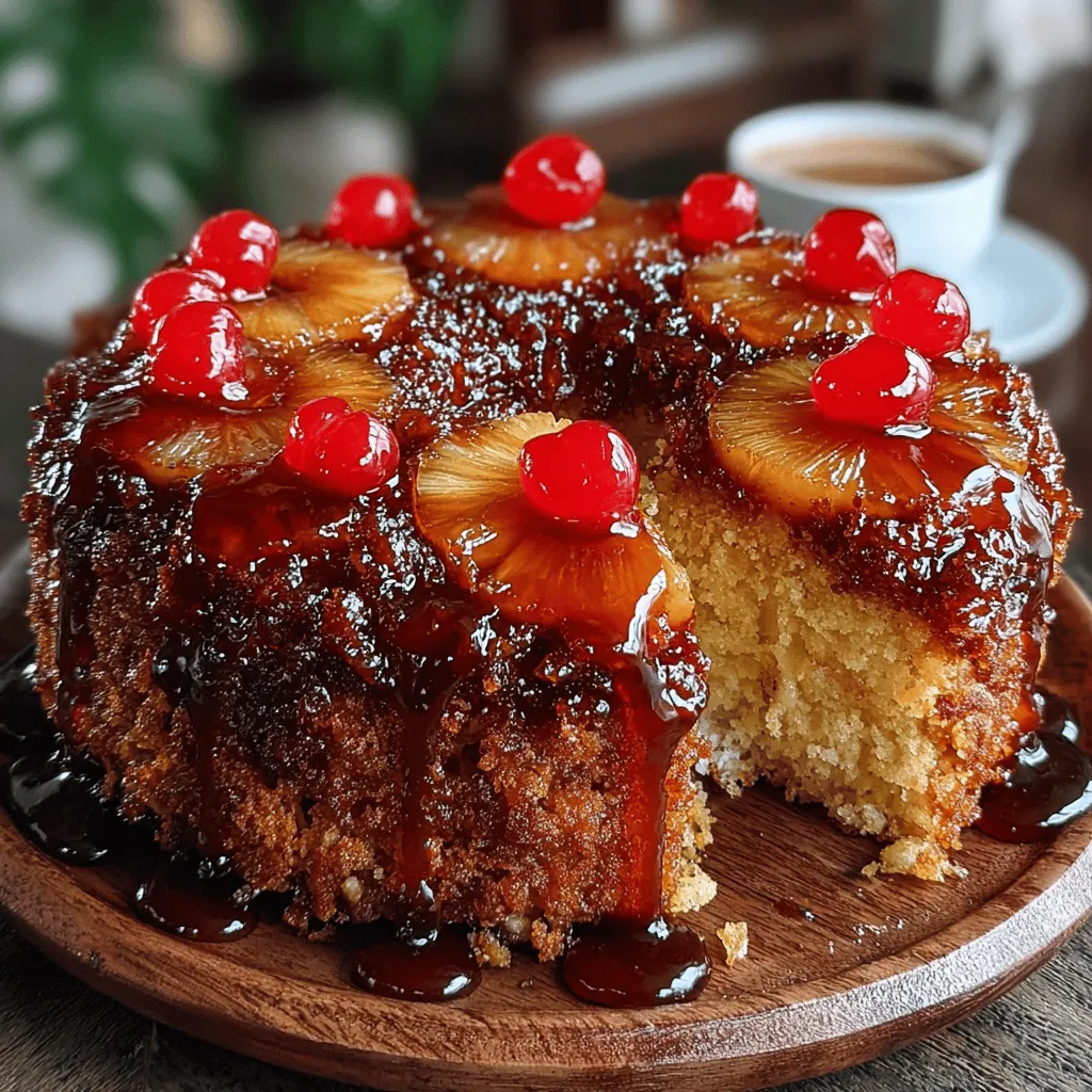Pineapple upside down cake has been a beloved dessert for generations, evoking feelings of nostalgia and warmth for many. This delightful dessert, with its sweet, caramelized pineapple topping and moist cake base, brings back memories of family gatherings, potlucks, and festive occasions. Its unique presentation, where the cake is flipped upside down to reveal a stunning display of pineapple rings and cherries, makes it an eye-catching centerpiece on any dessert table.