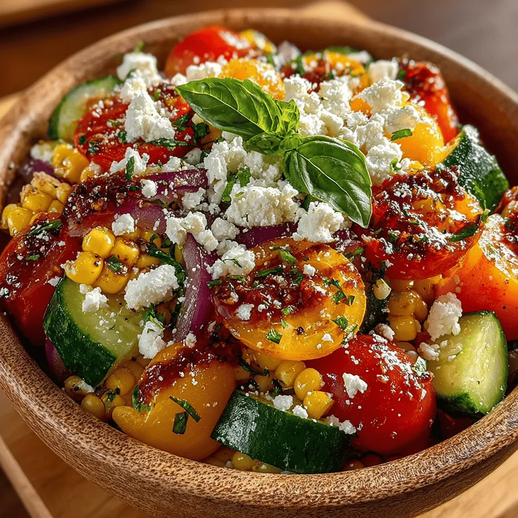 To elevate your Sun-Kissed Tomato & Sweet Corn Salad from delicious to extraordinary, the final steps are all about incorporating fresh herbs and cheese. These elements not only enhance the flavor profile but also add a delightful texture and presentation to your dish.