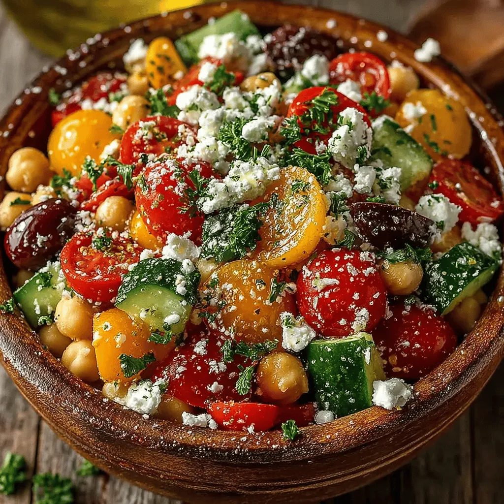 The Mediterranean diet is celebrated globally for its vibrant flavors and remarkable health benefits. Rooted in the culinary traditions of countries bordering the Mediterranean Sea, this diet emphasizes fresh vegetables, whole grains, legumes, and healthy fats, making it both a delicious and nutritious lifestyle choice. One dish that beautifully embodies the essence of this diet is the Mediterranean Chickpea Salad Bowl. This colorful and hearty salad not only tantalizes the taste buds but also promotes overall well-being, making it an ideal choice for quick lunches or light dinners.