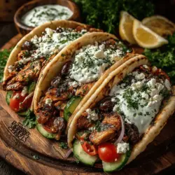 Mediterranean Bliss: Healthy Greek Chicken Pita Wraps
