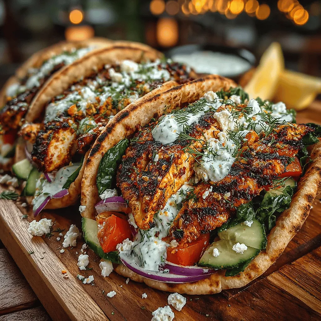 Greek cuisine is a vibrant tapestry woven from the rich history and diverse landscapes of Greece. Renowned for its emphasis on fresh ingredients, bold flavors, and a medley of herbs and spices, Greek food not only tantalizes the taste buds but also promotes a healthy lifestyle. With an abundance of vegetables, lean proteins, and heart-healthy fats, it’s no wonder that Greek dishes are celebrated for their nutritional benefits. Among the many culinary treasures Greece offers, Zesty Greek Chicken Pita Wraps stand out as a delicious and nutritious option that is perfect for a variety of meals and occasions.