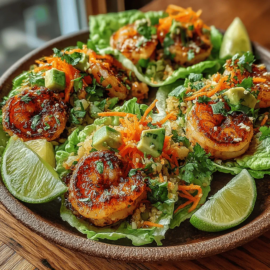 Shrimp has long been celebrated as a versatile and delicious protein choice that offers a myriad of culinary possibilities. Whether grilled, sautéed, or steamed, shrimp delivers a unique flavor and texture that pairs well with a variety of ingredients. Among the many ways to enjoy shrimp, lettuce wraps stand out as a fresh, low-carb option that allows the natural flavors of the shrimp to shine while delivering a satisfying crunch. This article introduces you to the vibrant and mouthwatering Zesty Garlic Lime Shrimp Lettuce Wraps, a dish that perfectly balances flavor, health, and ease of preparation.